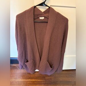 Cozy cardigan, gently used